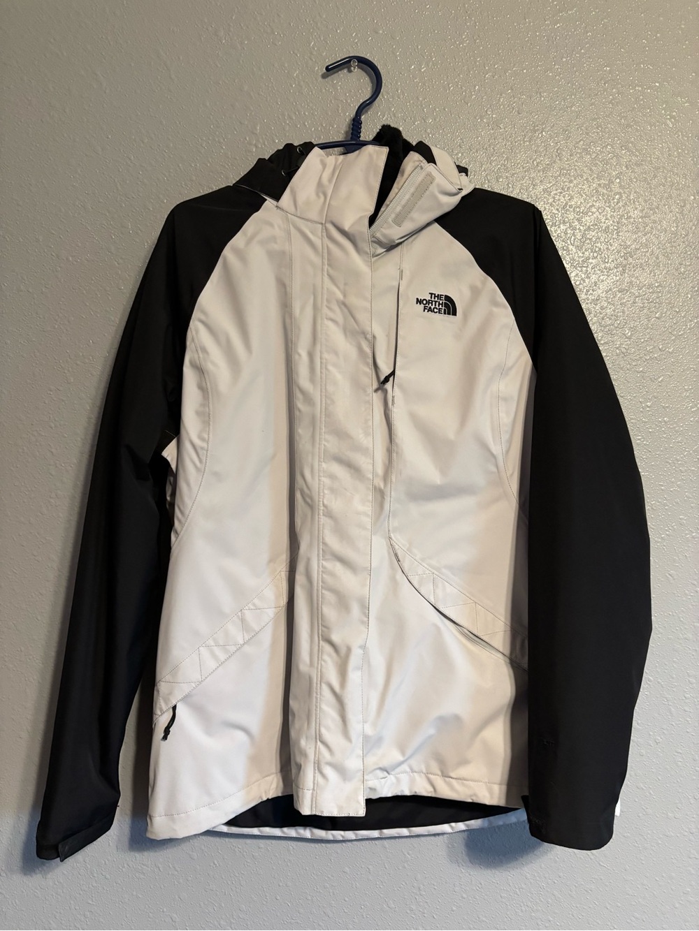 The North Face Women’s Black & White Waterproof Jacket